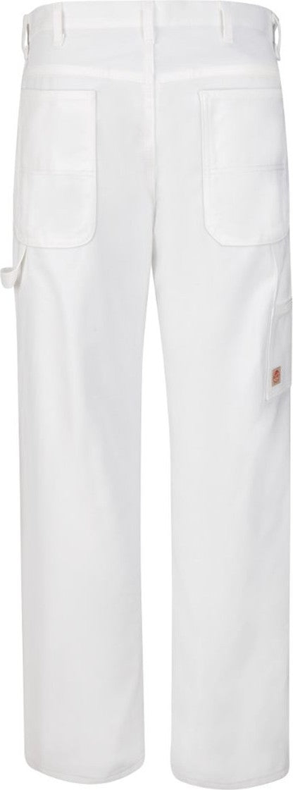 White - Unhemmed Painter Dungaree - PC80