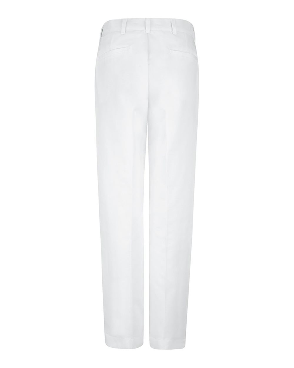 White - Unhemmed Specialized Work Pants - PT56
