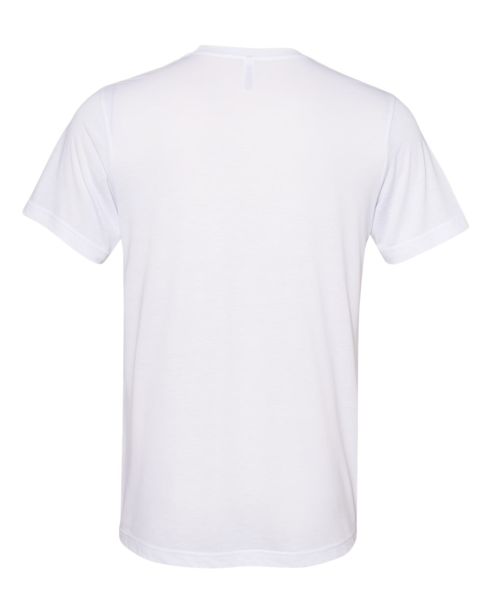 Front View of White Viscose Fashion Tee - 3880