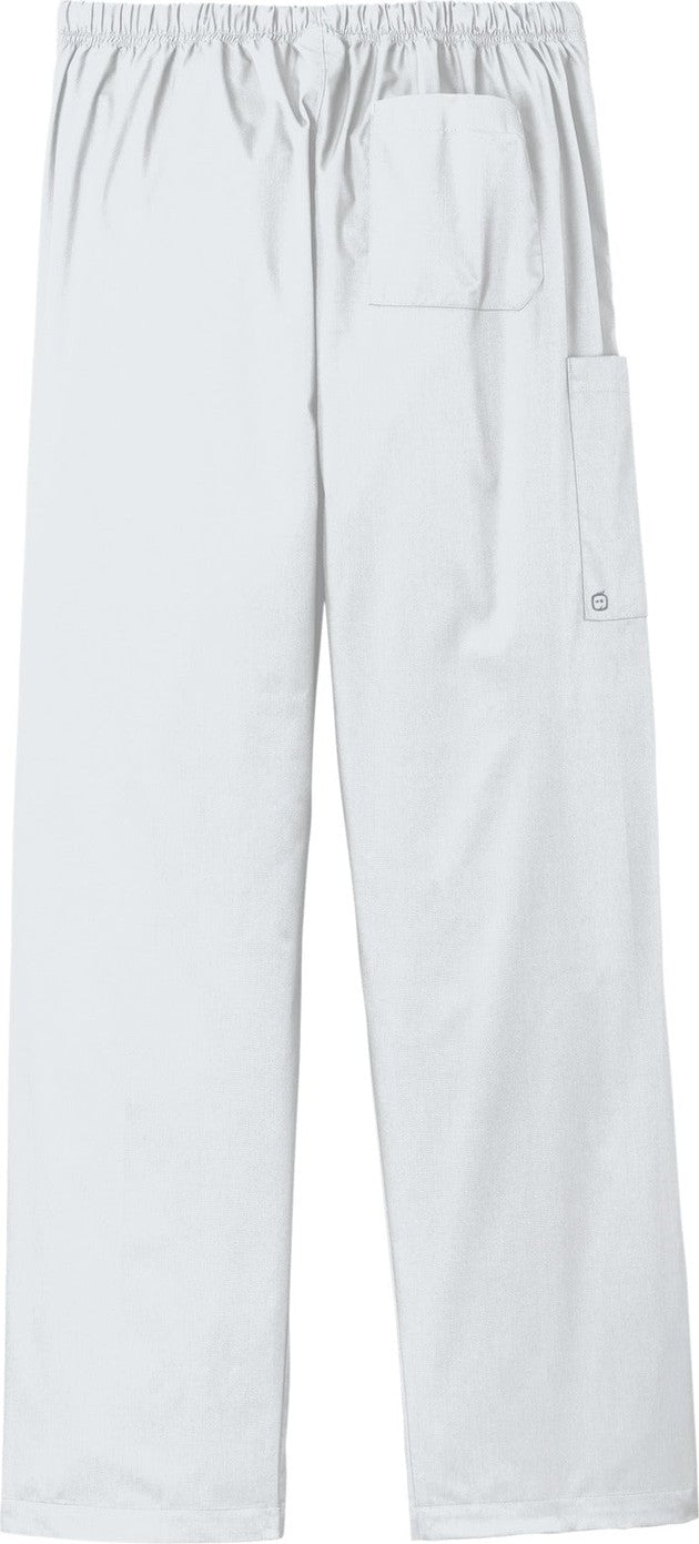 Front View of White Wink Unisex WorkFlex Cargo Pant WW3150