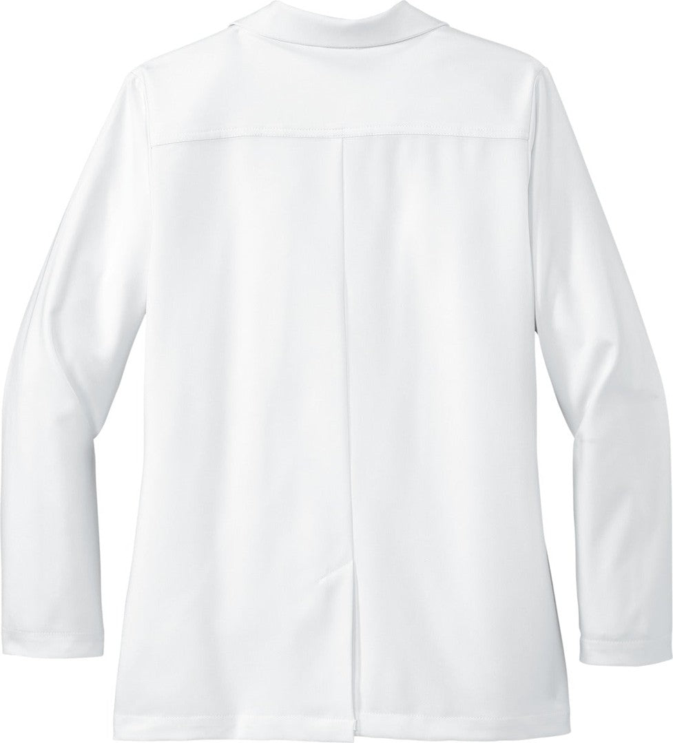 Rear View of White Wink Women's Consultation Lab Coat WW4072