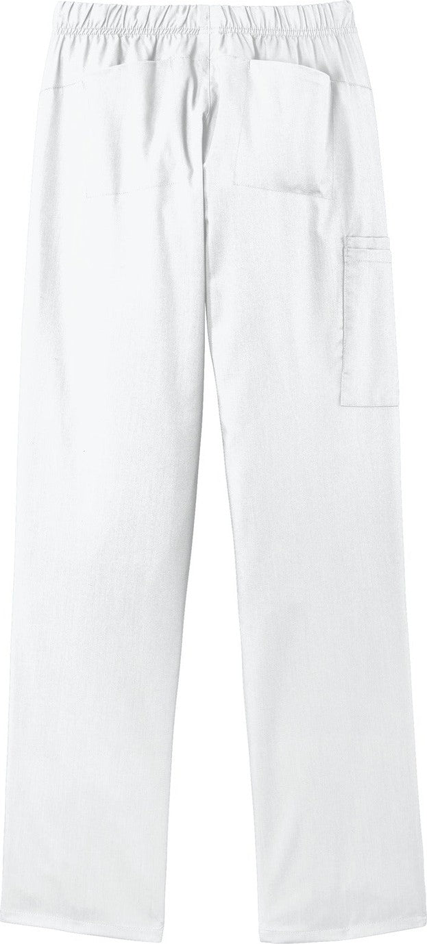 Front View of White Wink Women's Premiere Flex Cargo Pant WW4158