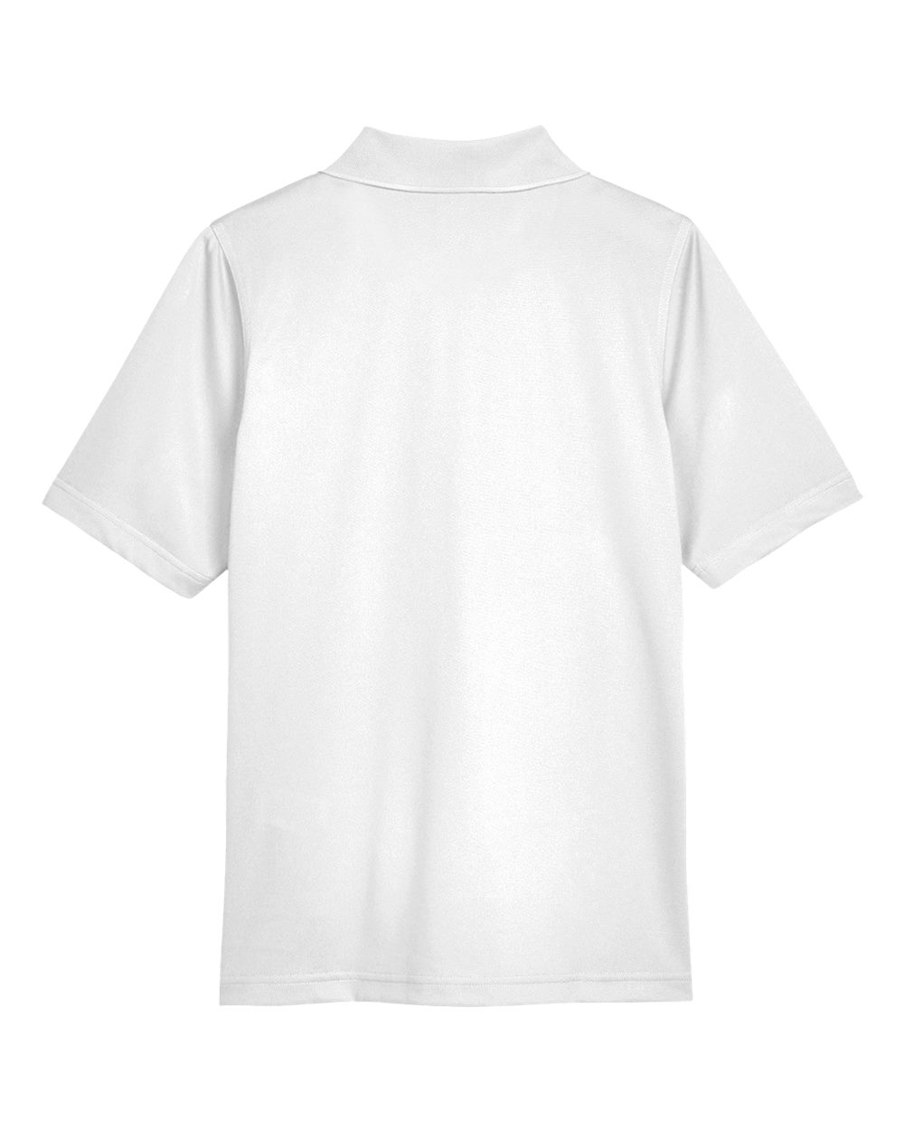 Front View of White Women's Advantage Snag Protection Plus Polo - M348W