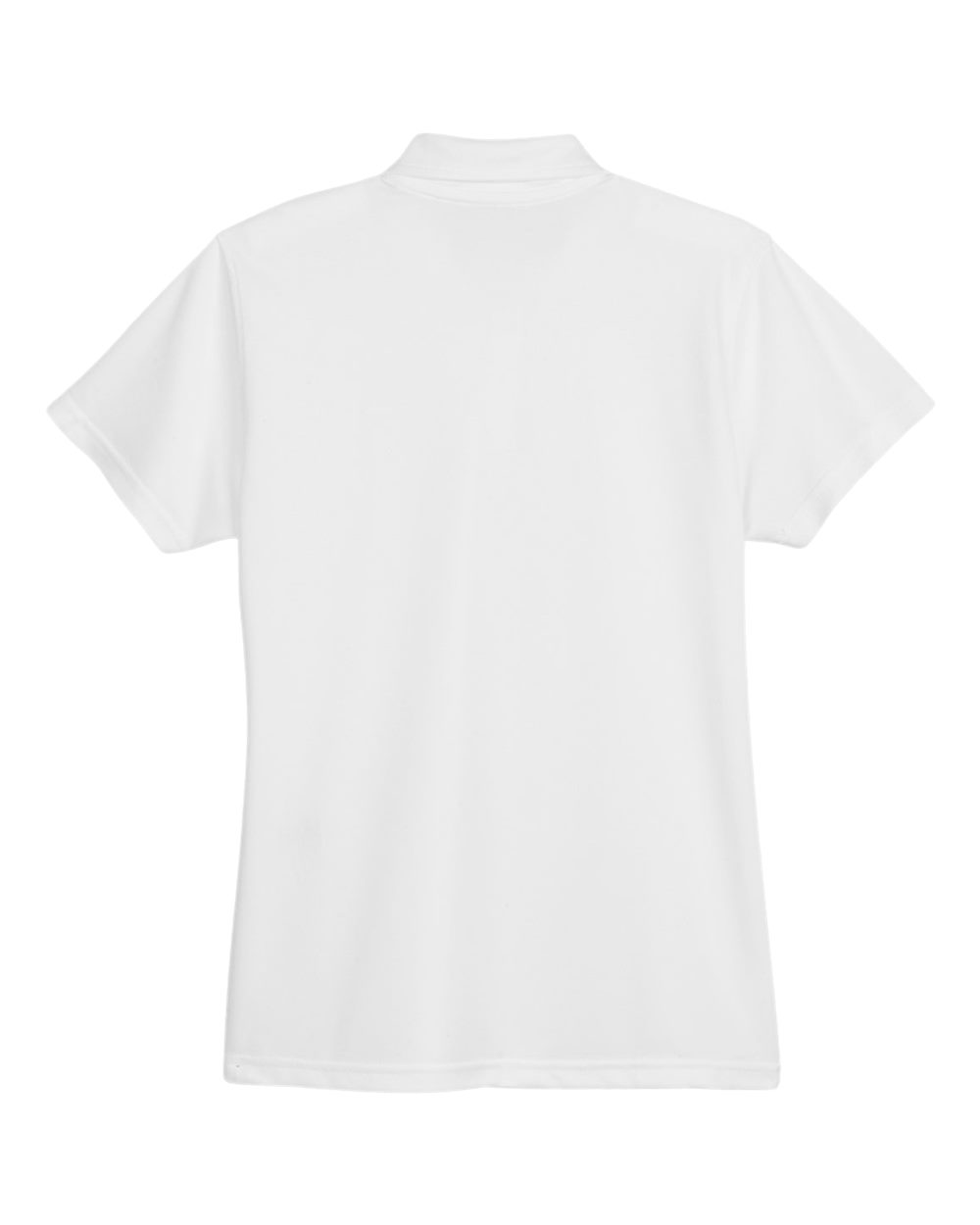 Front View of White Women's Command Snag Protection Polo - TT21W