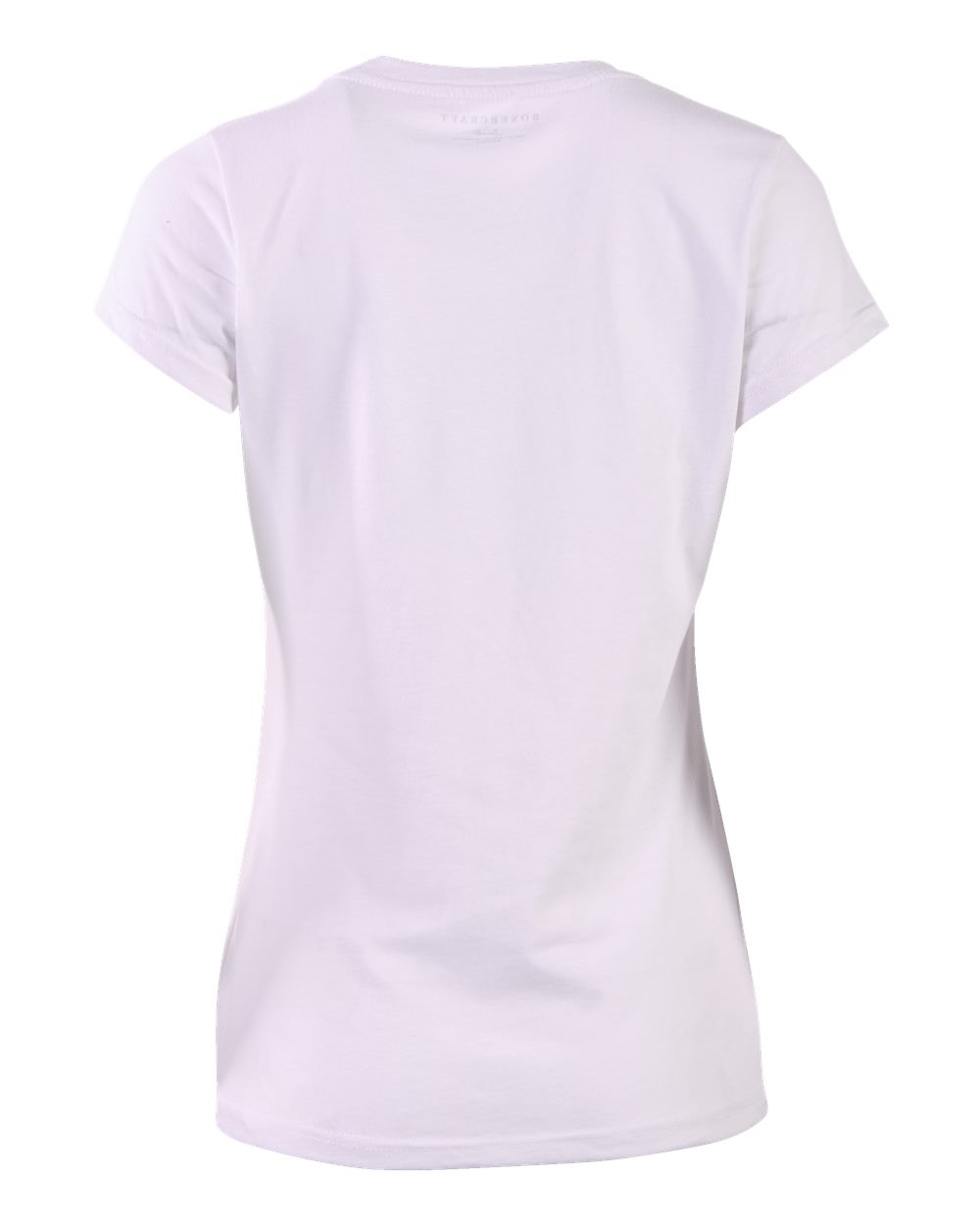 Front View of White Women's Essential T-shirt - BW2104