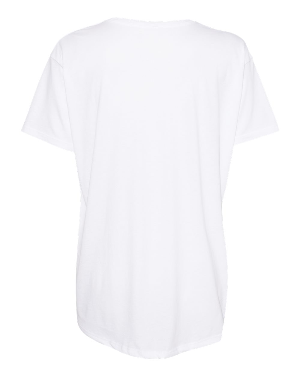 Front View of White Women’s Ideal Flow T-Shirt - 1530