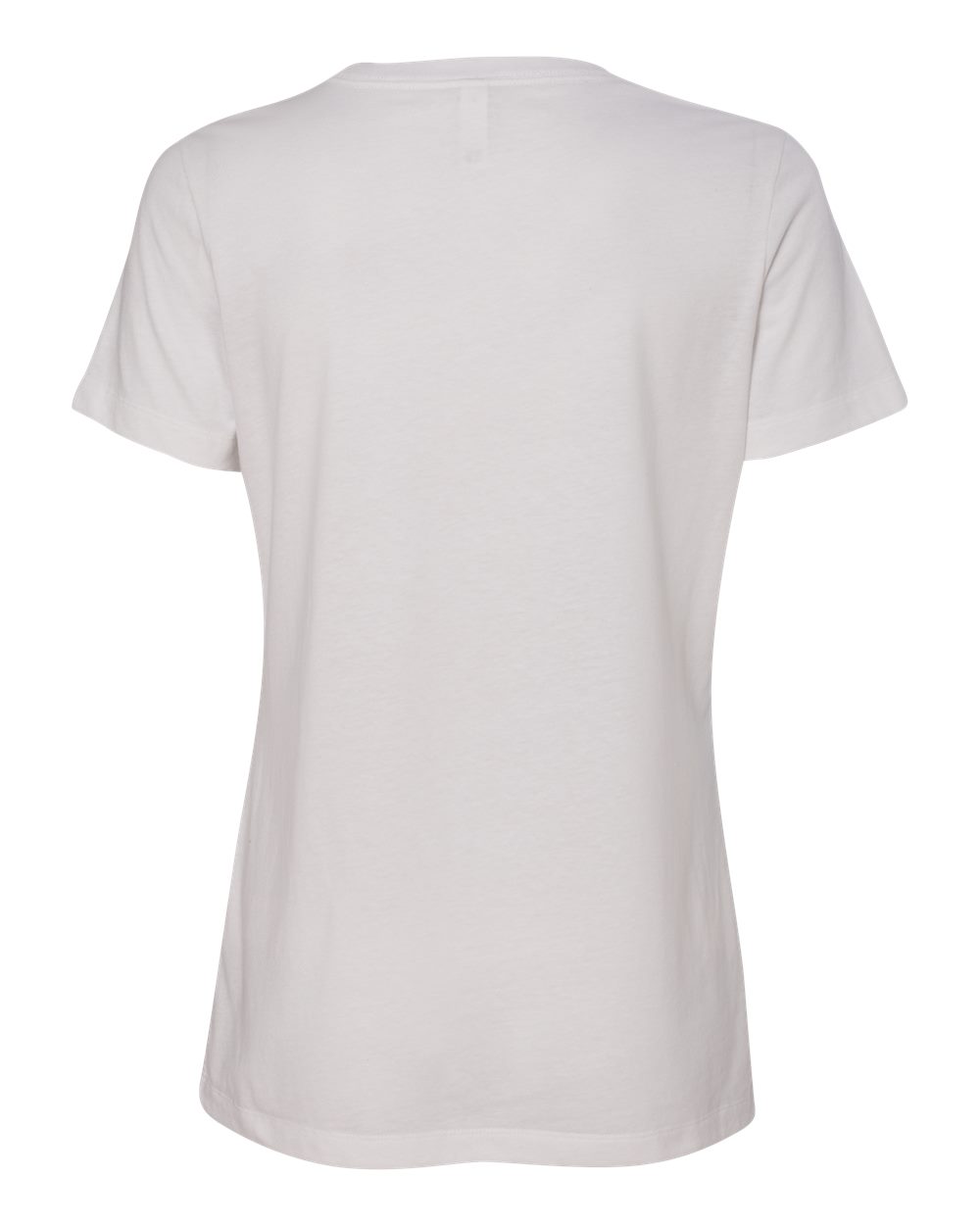 Rear View of White Women&#39;s Ideal T-Shirt - 1510