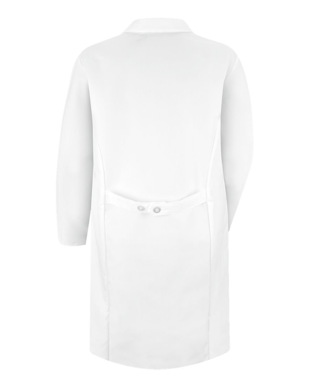 Rear View of White Women&#39;s Lab Coat - 5210