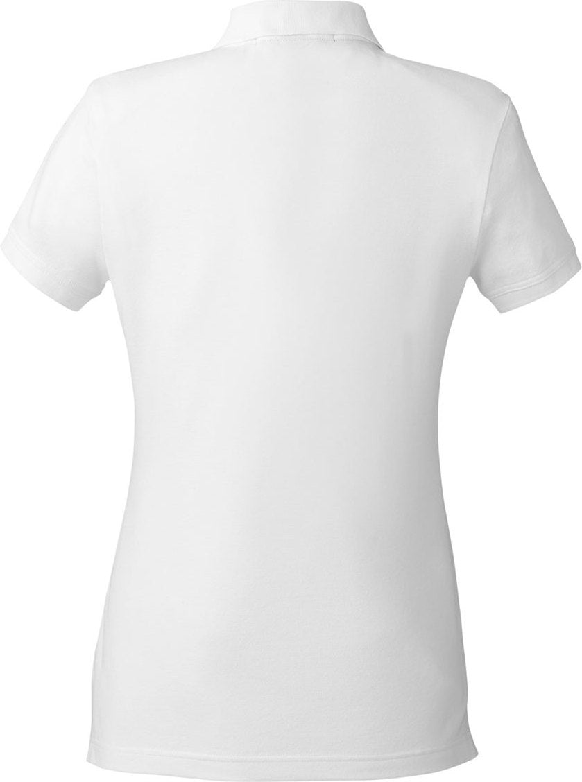 Rear View of White Women's New Classics® Performance Polo - DG100W