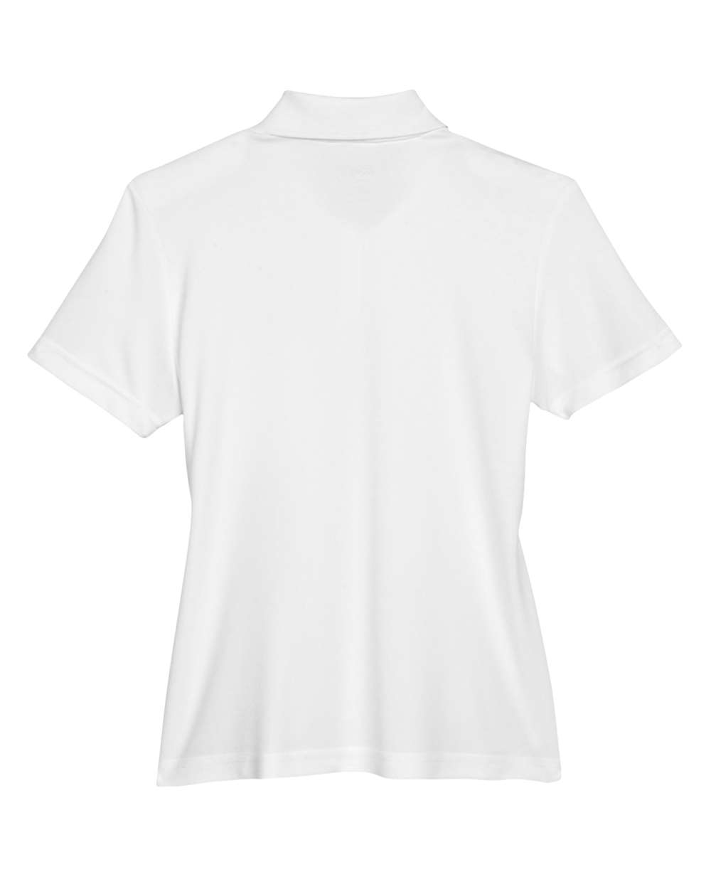 Front View of White Women's Origin Performance Piqué Polo with Pocket - 78181P