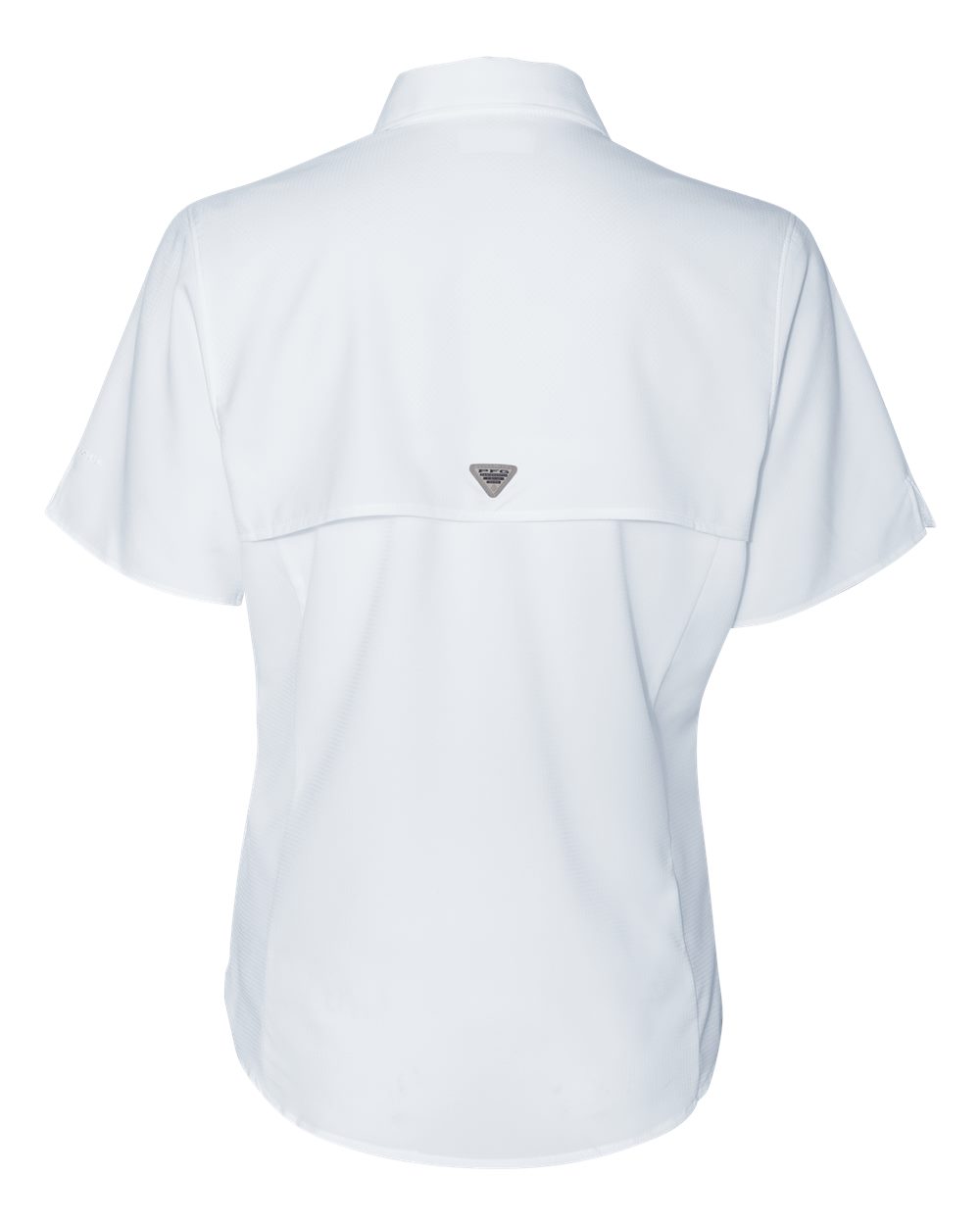 Front View of White Women's PFG Tamiami™ II Short Sleeve Shirt - 212466