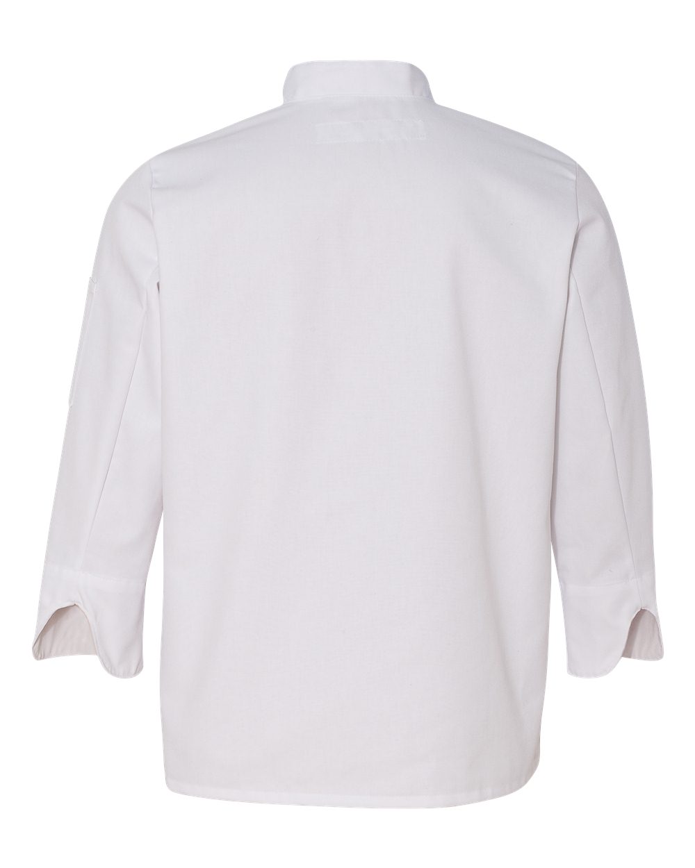 Rear View of White Women&#39;s Ten Button Chef Coat - 0401