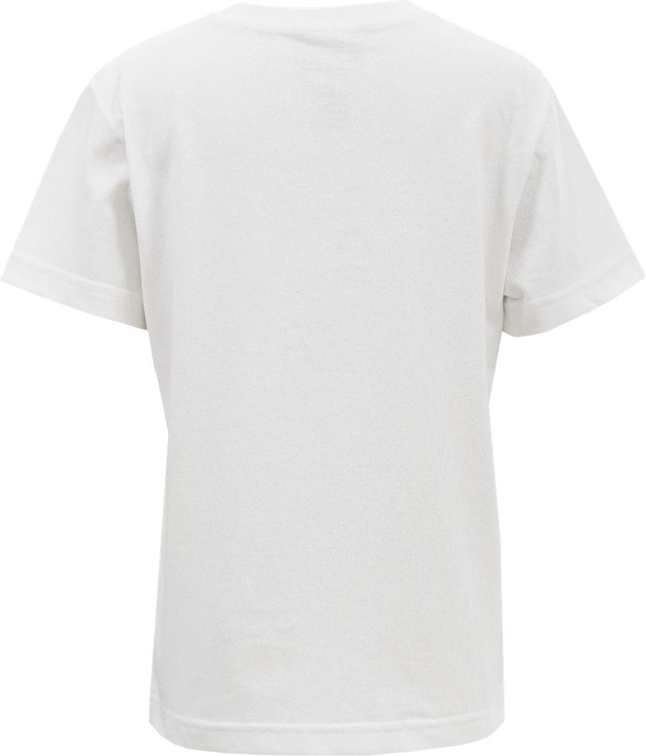 Front View of White Youth Eco T-Shirt - EY100