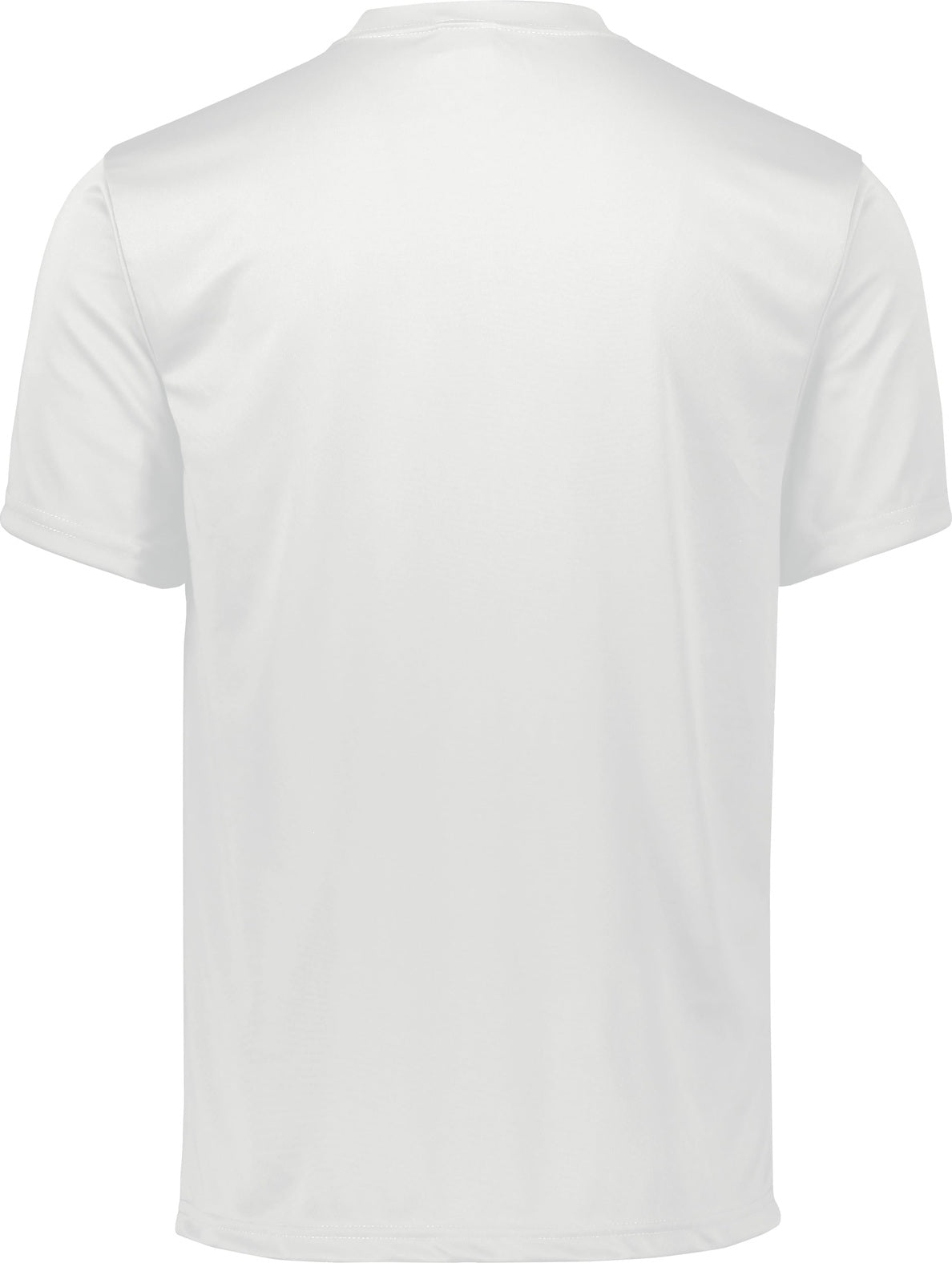 Rear View of WHITE YOUTH NEXGEN WICKING TEE