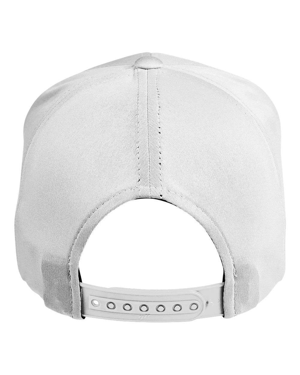 Front View of White Yupoong® Youth Zone Performance Cap - TT801Y