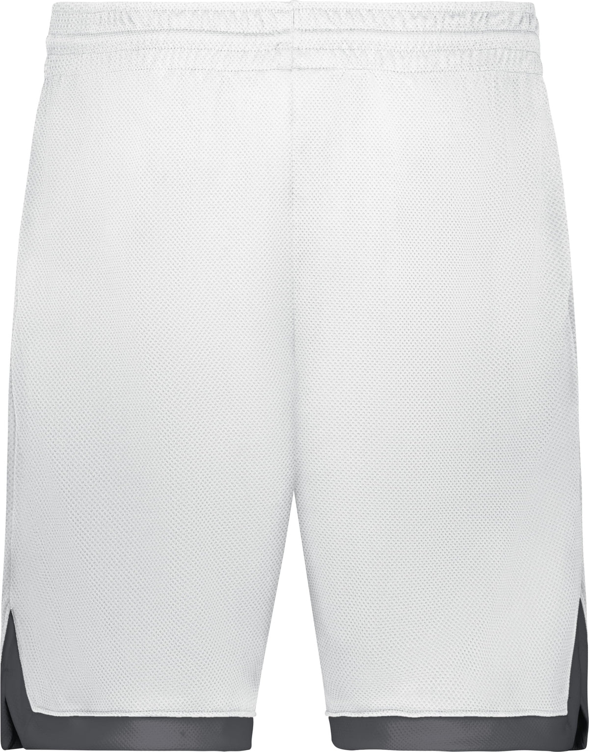 Rear View of WHITE/STEALTH COOLCORE ELITE SHORTS