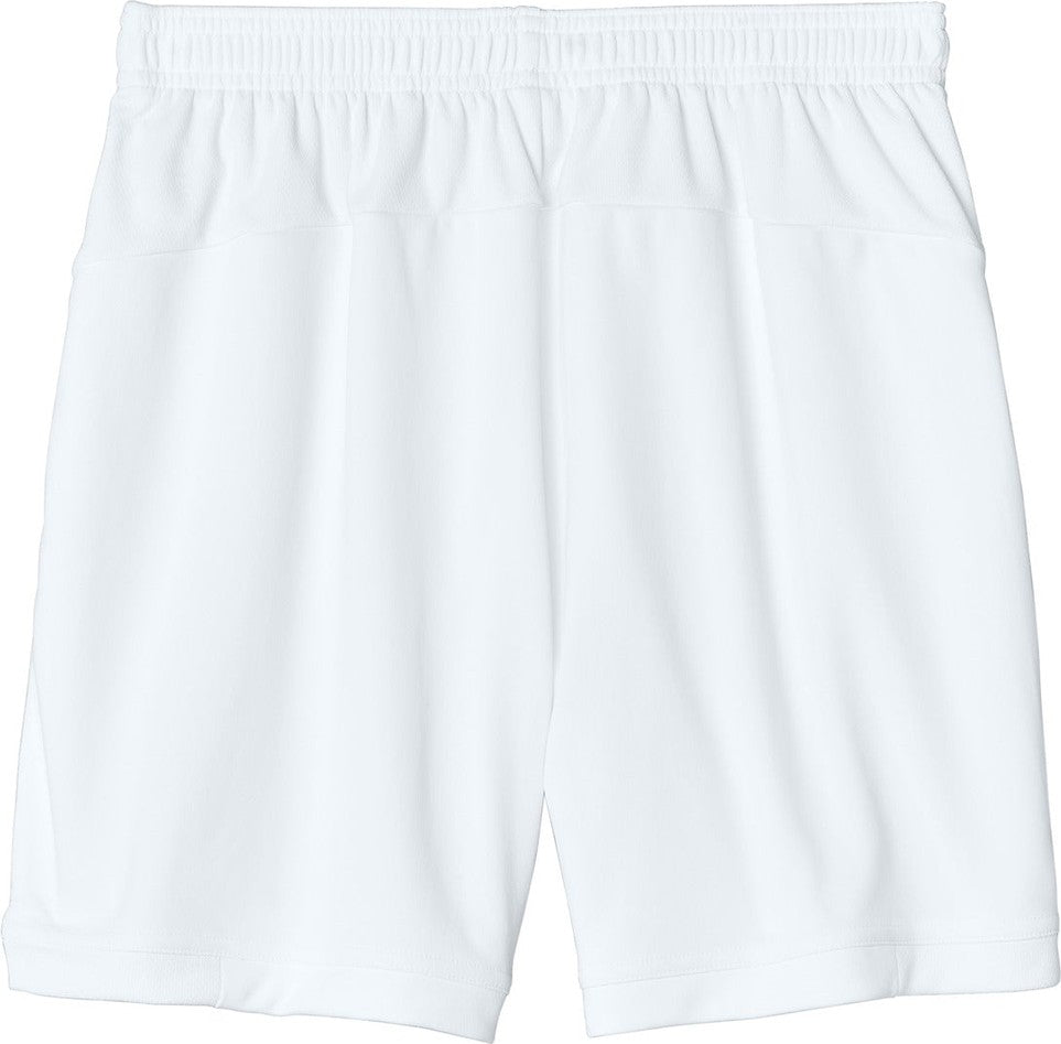 Front View of Wht/Wht Sport-Tek Youth Club 5" Short YST442