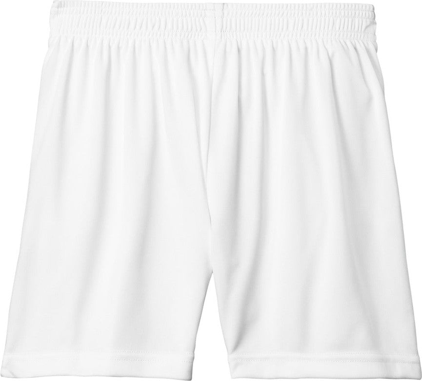 Front View of Wht/Wht Sport-Tek Youth Competitor United 5" Short YST103