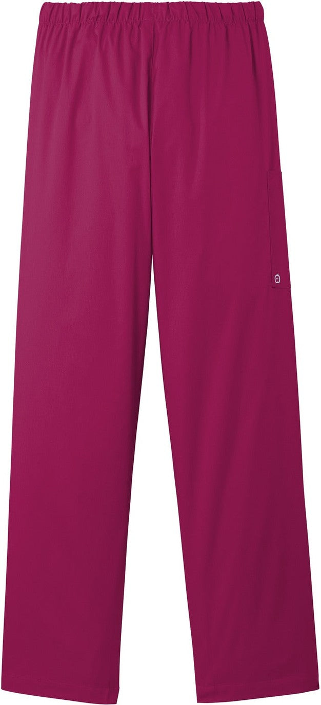 Front View of Wine Wink Women's Petite WorkFlex Cargo Pant WW4550P