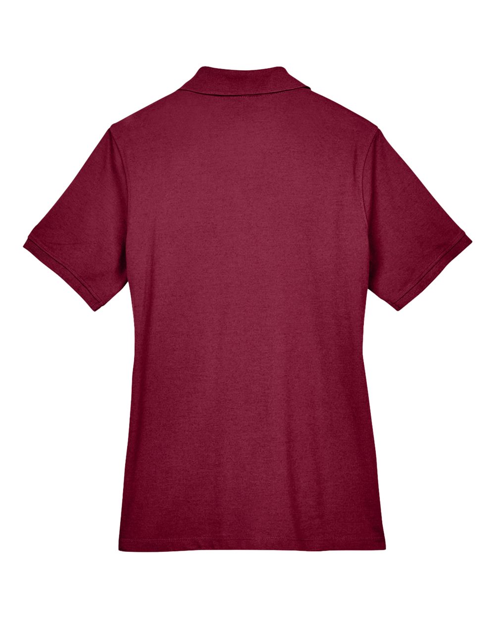 Front View of Wine Women's Easy Blend Polo - M265W