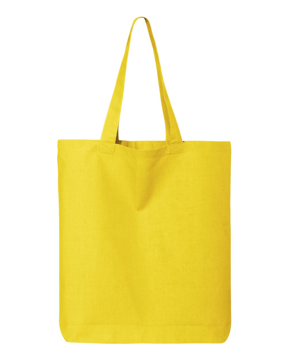 Front View of Yellow 12L Economical Tote - QTBG
