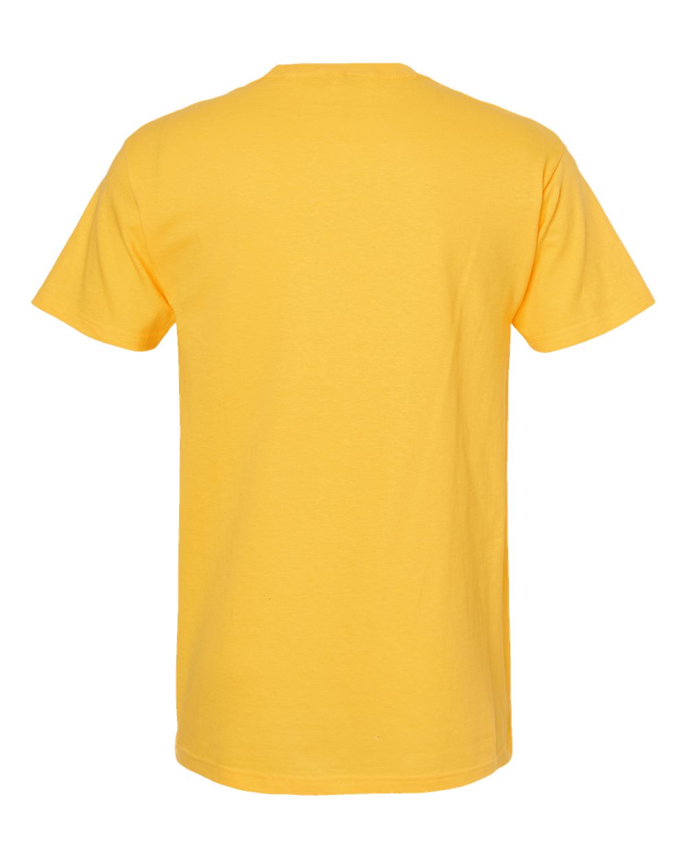 Front View of Yellow Gold Soft Touch T-Shirt - 4800