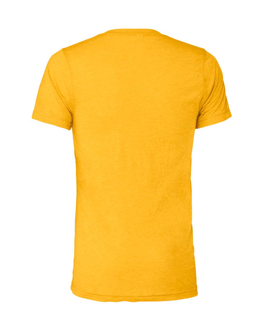 Front View of Yellow Gold Triblend Triblend Tee - 3413
