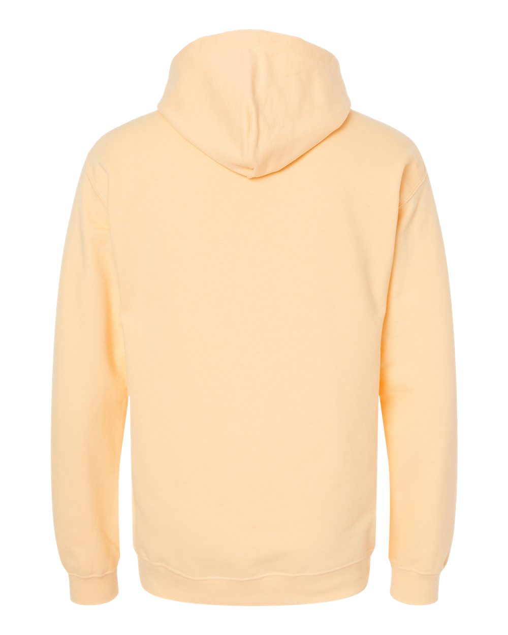 Front View of Yellow Haze Softstyle® Midweight Hooded Sweatshirt - SF500