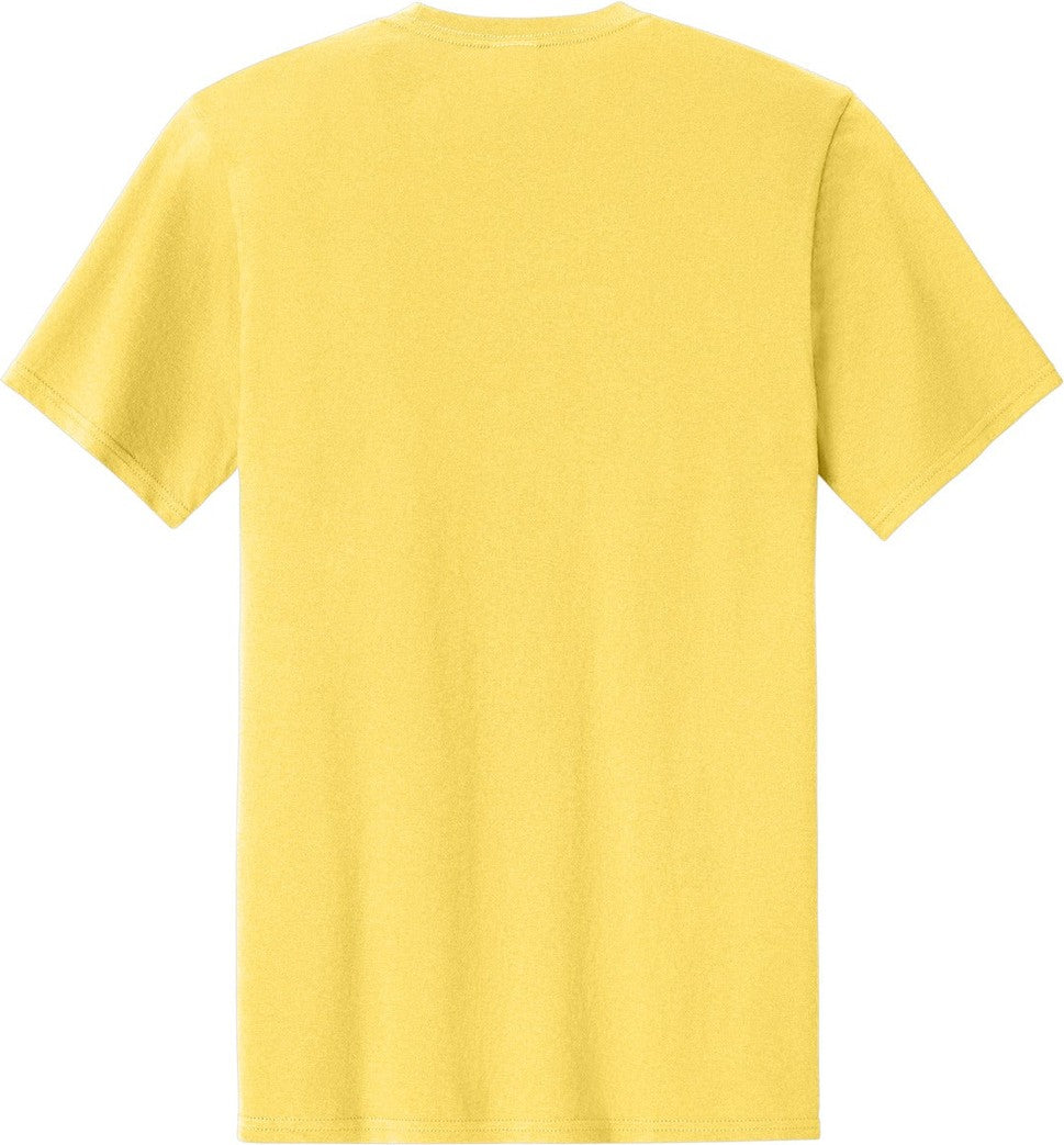 Front View of Yellow Port & Co Easy Cotton Tee PC43