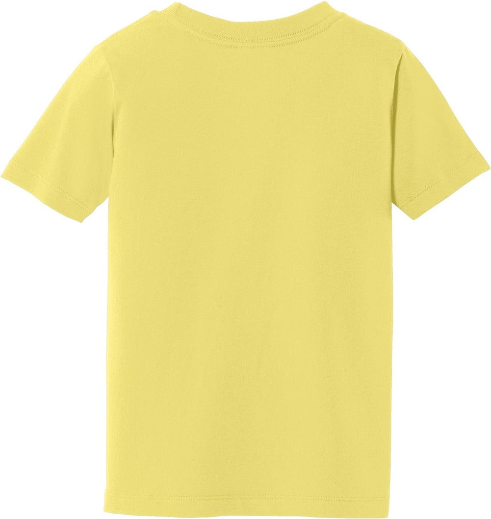 Front View of Yellow Port & Co Toddler Fan Favorite Tee. PC450TD