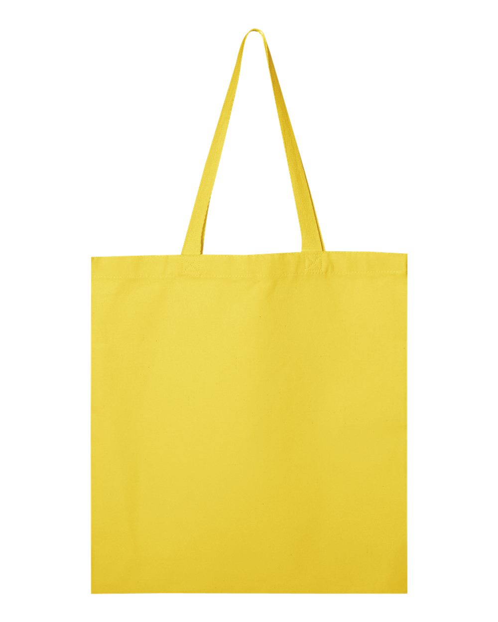Front View of Yellow Promotional Tote - Q800