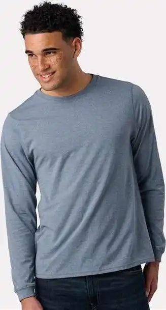 Recover Ec102 Eco Long Sleeve t Shirt Blue Rainbow