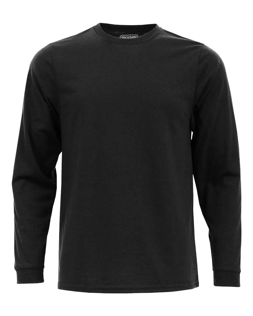 Recover Ec102 Unisex Eco Long Sleeve Tee - Black