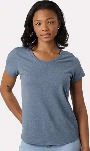 Recover Ec200 Women’s Eco t Shirt Blue Rainbow