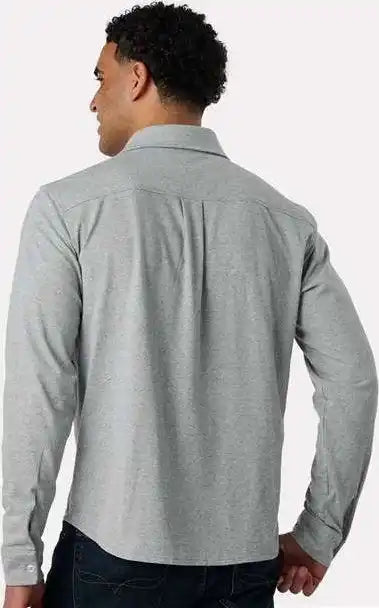 Recover Ec650 Eco Button Down Shirt - Ash