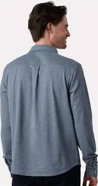 Recover Ec650 Eco Button Down Shirt - Blue Rainbow