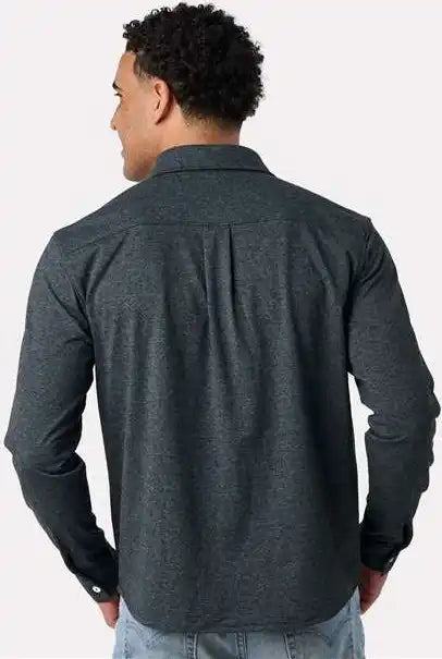 Recover Ec650 Eco Button Down Shirt - Charcoal