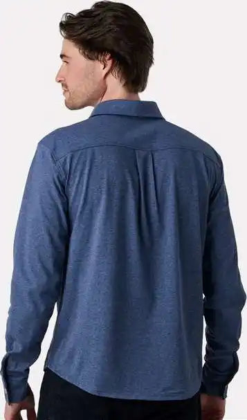 Recover Ec650 Eco Button Down Shirt - Cobalt