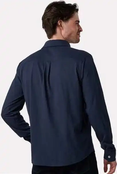 Recover Ec650 Eco Button Down Shirt - Navy