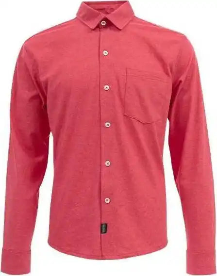 Recover Ec650 Eco Button Down Shirt - Ruby