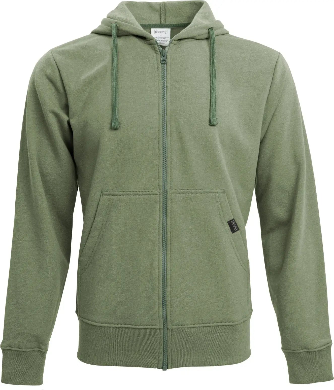 Recover Rc1090 Full Zip Hoodie - Fern - Adult Xs