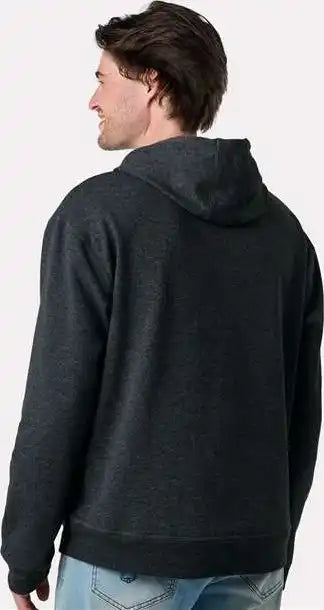 Recover Rc1093 Fleece Hooded Sweatshirt Charcoal