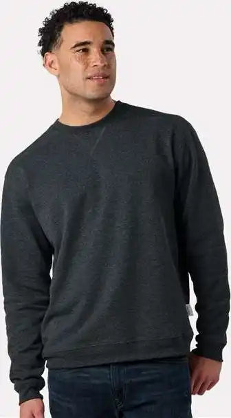 Recover Rc1095 Crewneck Pullover Sweatshirt - Charcoal