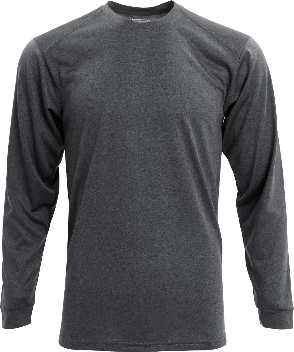 Recover Rd1001 Long Sleeve Sport Tee - Black Heather