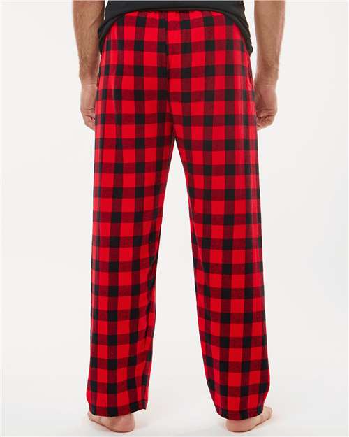 Red/ Black Buffalo Harley Flannel Pants - BM6624