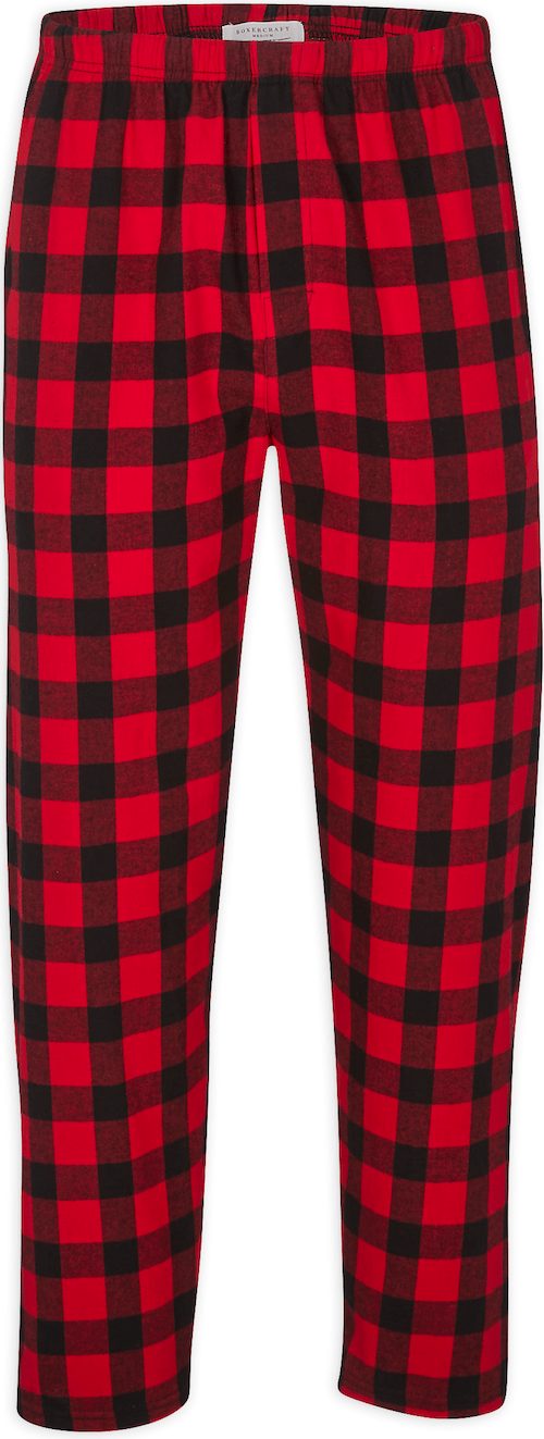 RED BLACK BUFFALO PLAID BOXERCRAFT MENS HARLEY FLANNEL PANT F20/F29  grouped
