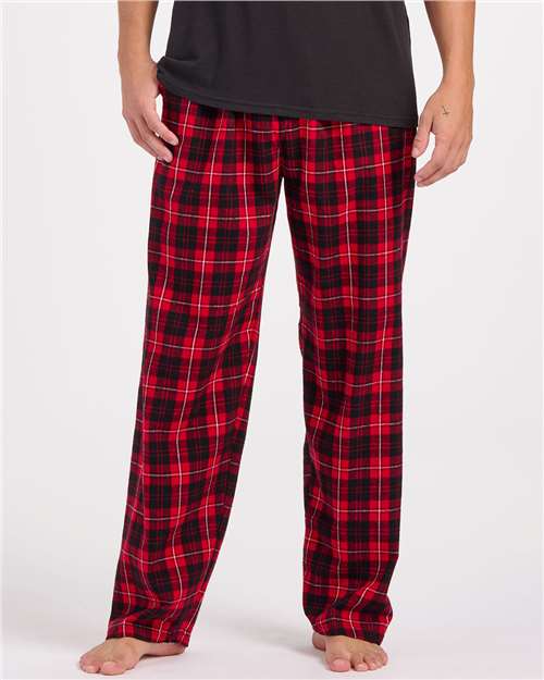 Red/ Black Plaid Harley Flannel Pants - BM6624