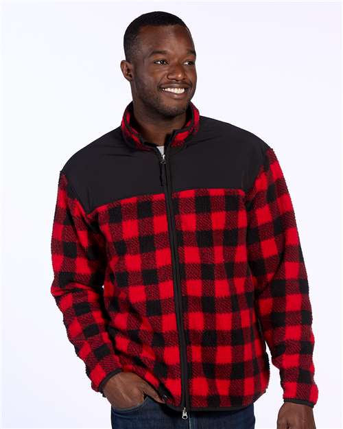 Red Buffalo/ Black Everest Peak Jacket - BM8102