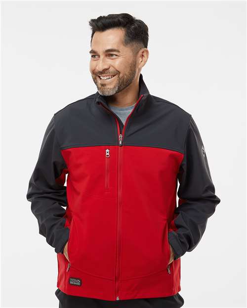 Red/ Charcoal Motion Soft Shell Jacket Tall Sizes - 5350T