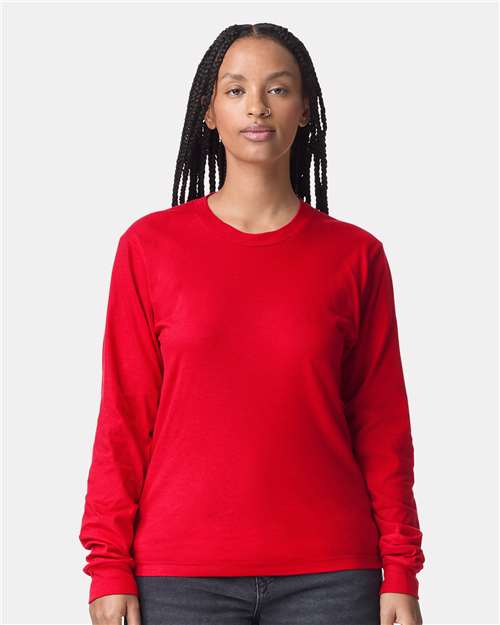 Red Fine Jersey Long Sleeve Tee - 2007